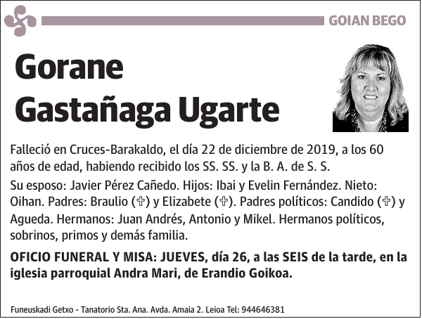 Gorane Gastañaga Ugarte