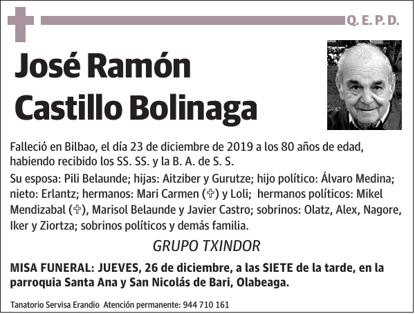 José Ramón Castillo Bolinaga