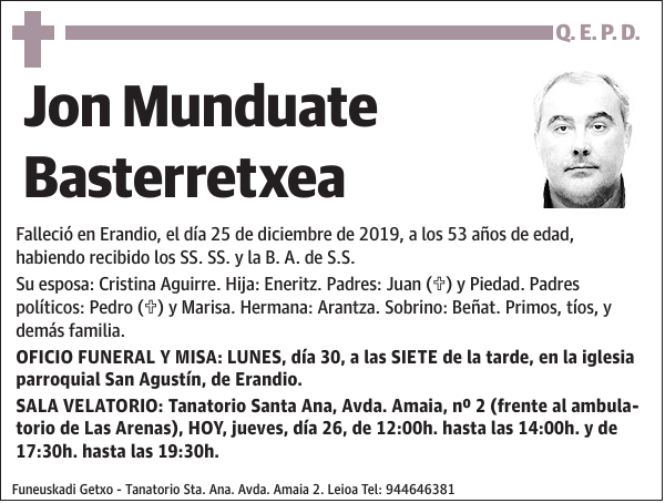 Jon Munduate Basterretxea