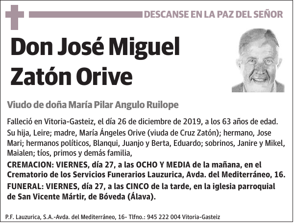 José Miguel Zatón Orive