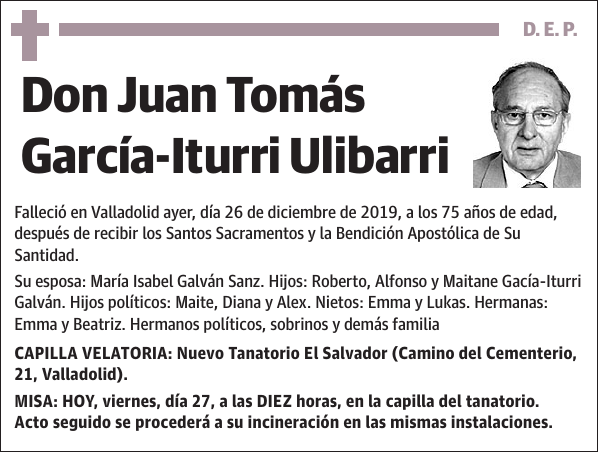 Juan Tomás García-Iturri Ulibarri