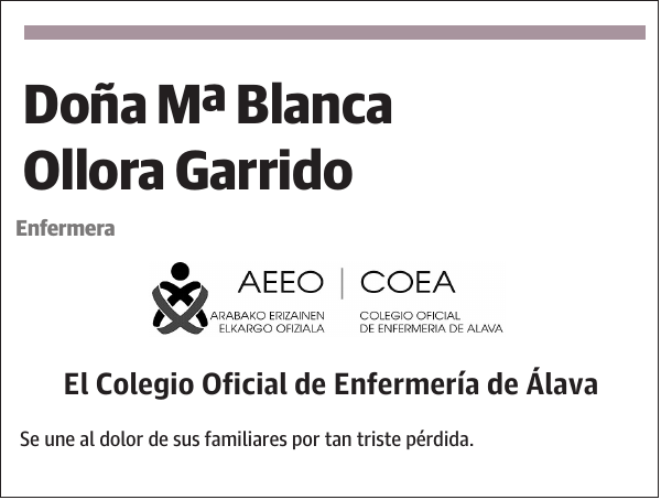 Mª Blanca Ollora Garrido