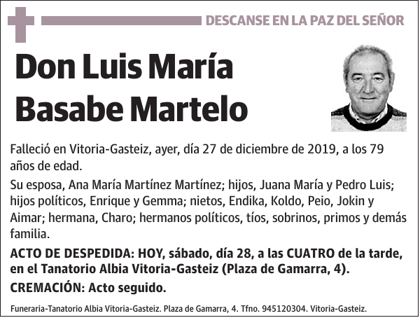 Luis María Basabe Martelo