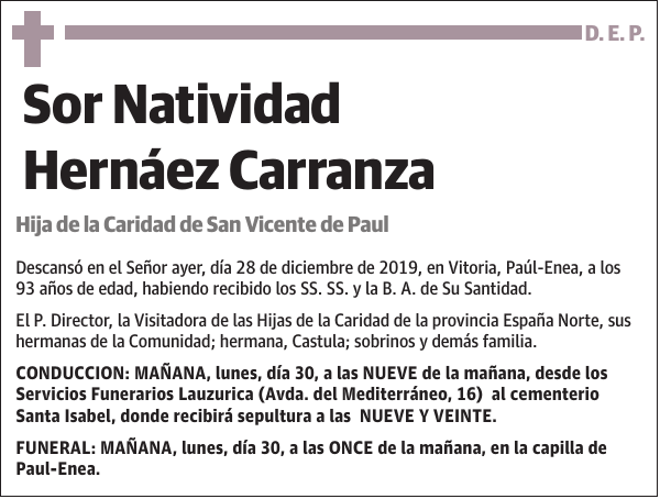 Natividad Hernáez Carranza