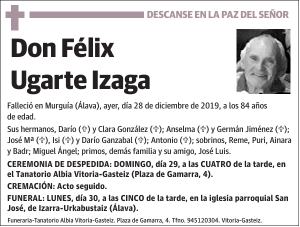 Félix Ugarte Izaga