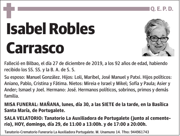 Isabel Robles Carrasco