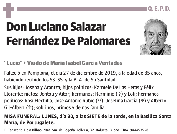 Luciano Salazar Fernández De Palomares