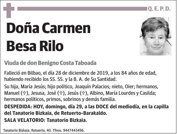 Carmen Besa Rilo