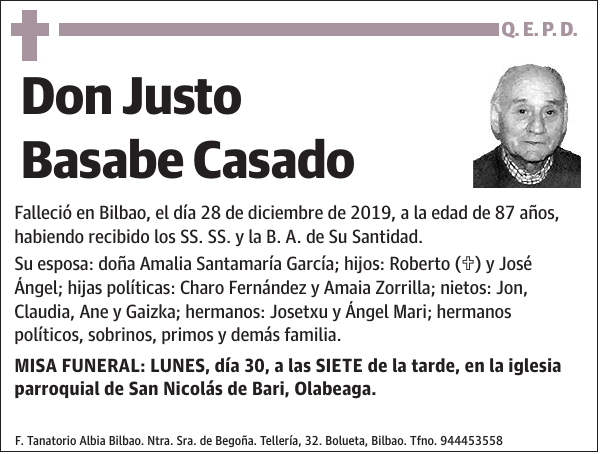 Justo Basabe Casado