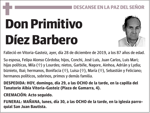 Primitivo Díez Barbero