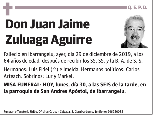 Juan Jaime Zuluaga Aguirre