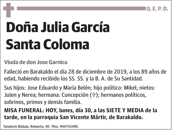 Julia García Santa Coloma