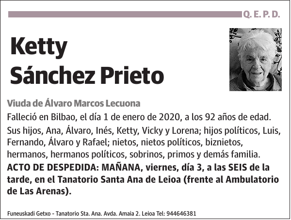 Ketty Sánchez Prieto