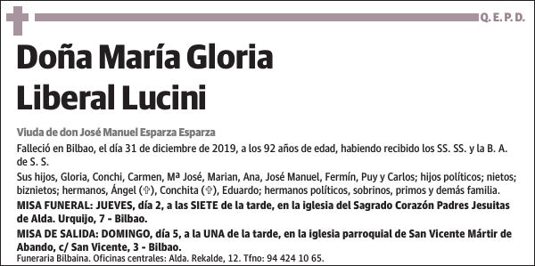 María Gloria Liberal Lucini