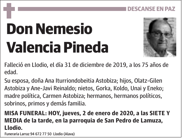 Nemesio Valencia Pineda