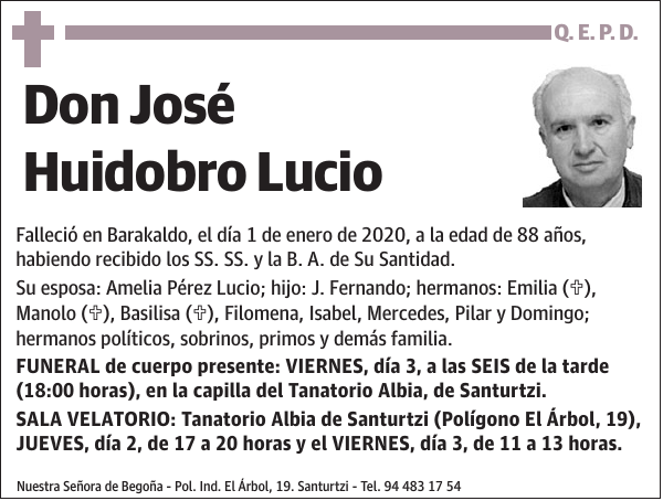 José Huidobro Lucio