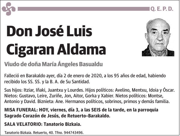 José Luis Cigaran Aldama