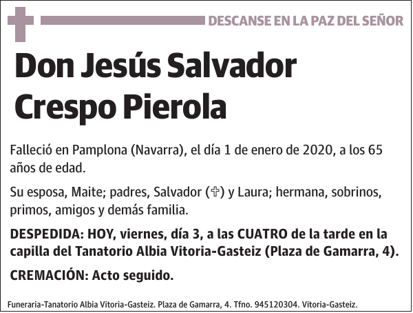 Jesús Salvador Crespo Pierola