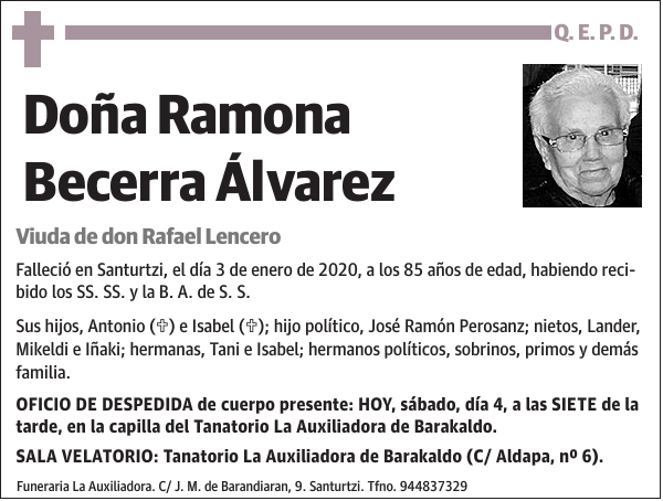 Ramona Becerra Álvarez