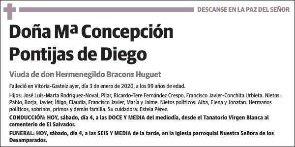 Mª Concepción Pontijas de Diego