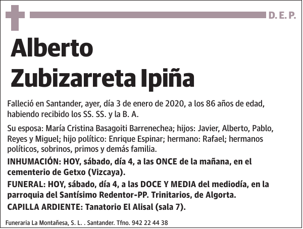 Alberto Zubizarreta Ipiña