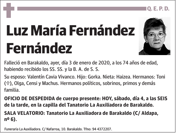 Luz María Fernández Fernández