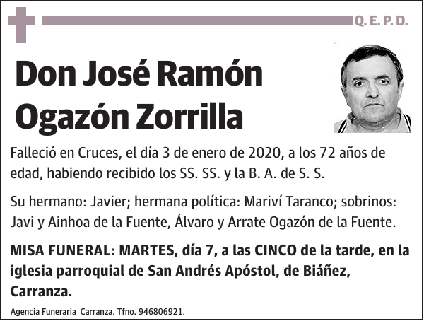 José Ramón Ogazón Zorrilla