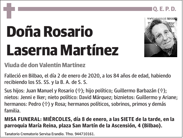 Rosario Laserna Martínez