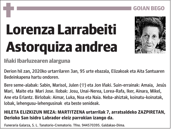 Lorenza Larrabeiti Astorquiza