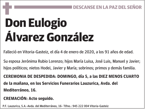 Eulogio Álvarez González