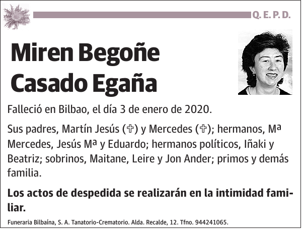 Miren Begoñe Casado Egaña