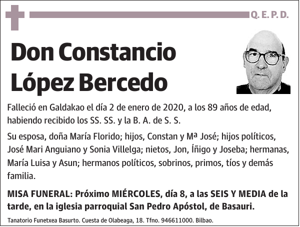 Constancio López Bercedo