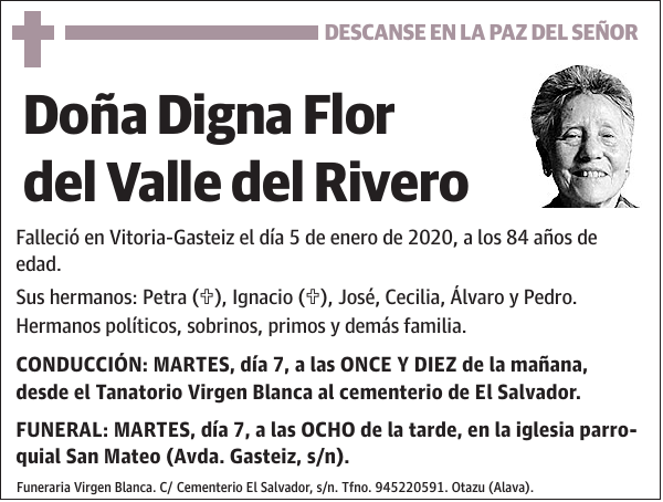 Digna Flor del Valle del Rivero