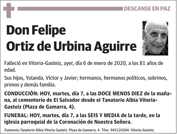 Felipe Ortiz de Urbina Aguirre