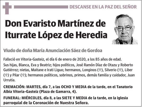 Evaristo Martínez de Iturrate López de Heredia