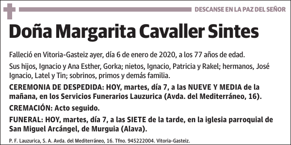 Margarita Cavaller Sintes