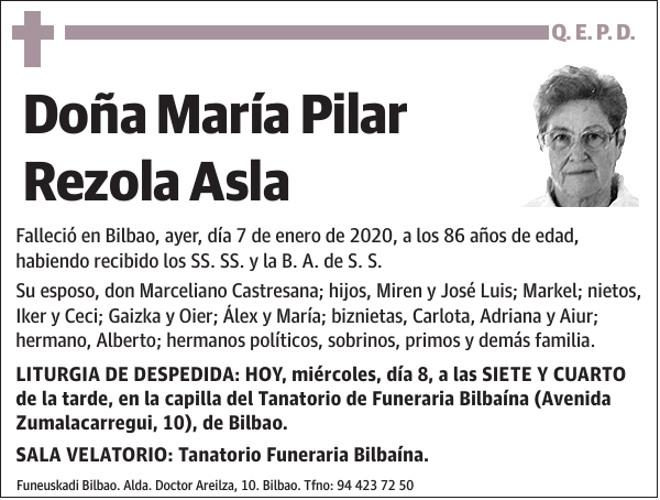 María Pilar Rezola Asla