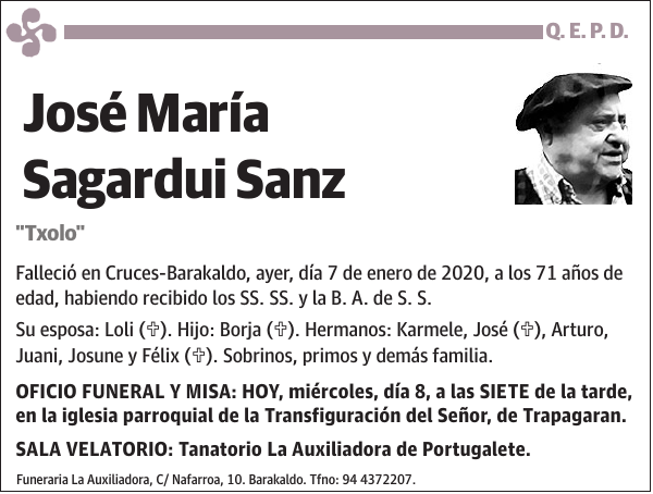 José María Sagardui Sanz 'Txolo'