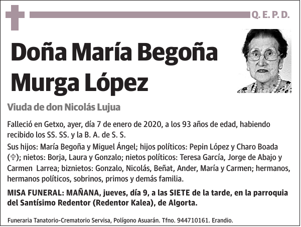 María Begoña Murga López