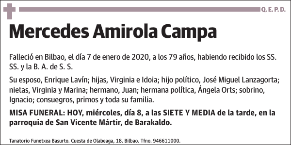 Mercedes Amirola Campa