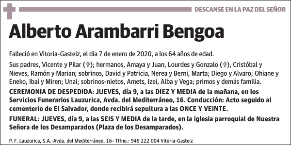 Alberto Arambarri Bengoa