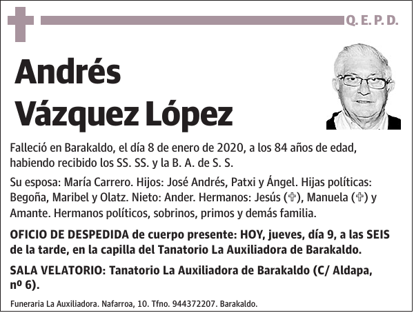 Andrés Vázquez López