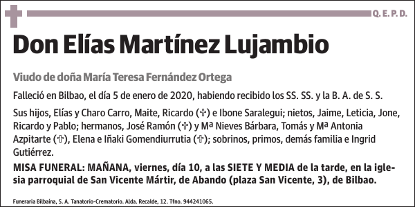 Elías Martínez Lujambio