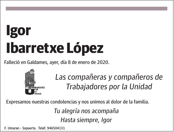 Igor Ibarretxe López