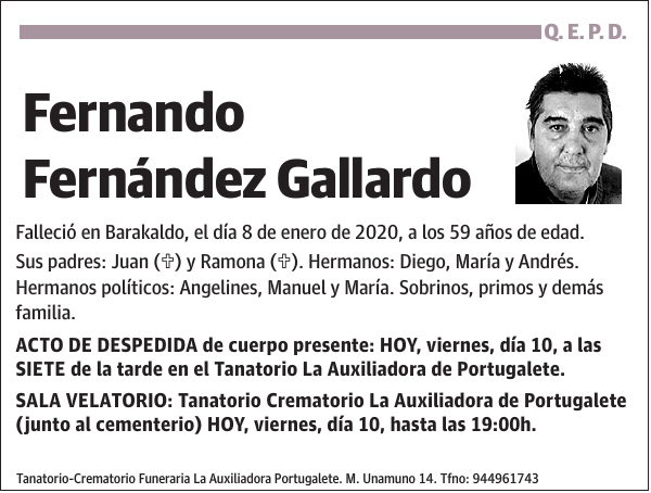 Fernando Fernández Gallardo