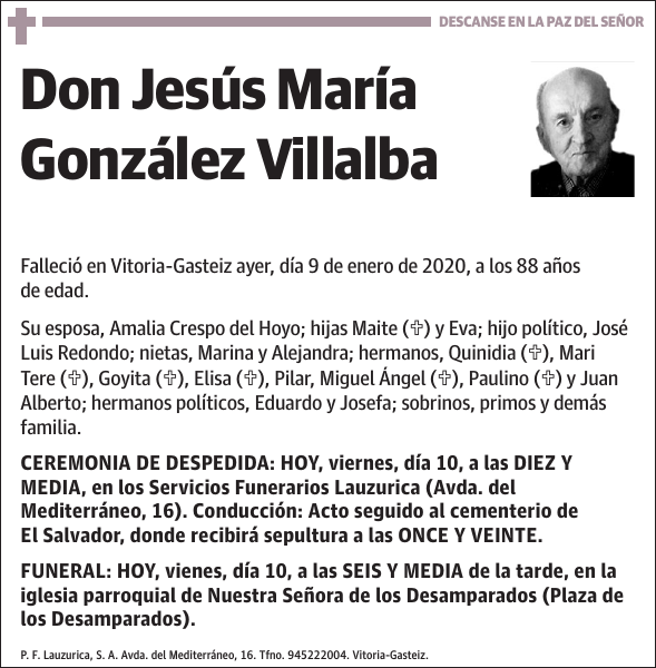 Jesús María González Villalba