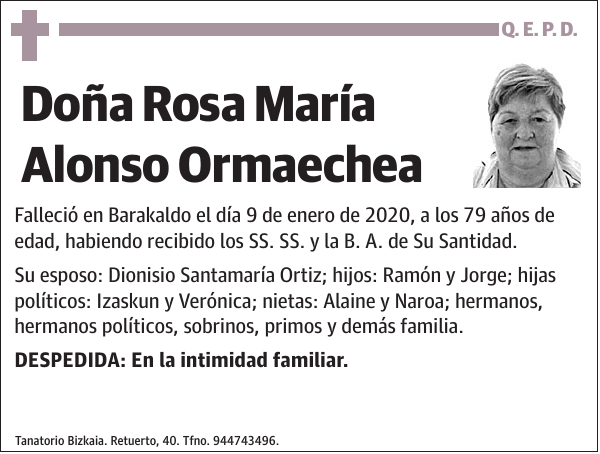 Rosa María Alonso Ormaechea