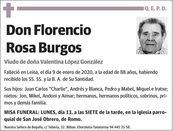 Florencio Rosa Burgos