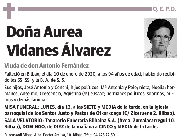 Aurea Vidanes Álvarez