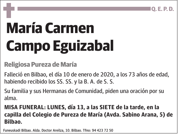 María Carmen Campo Eguizabal